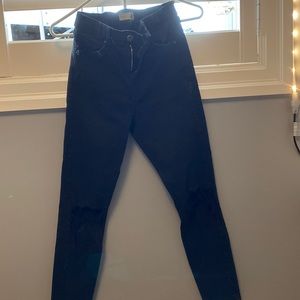 Top shop skinny Jamie jeans ripped